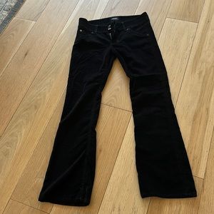 Hudson low-rise bootleg cordurouy